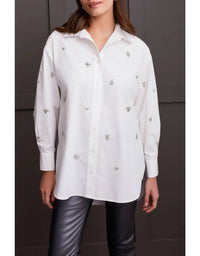 Tribal - Embellished Loose Fit Shirt