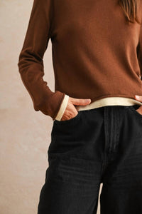 Miou Muse - Looks Latered Lightweight Sweater Top