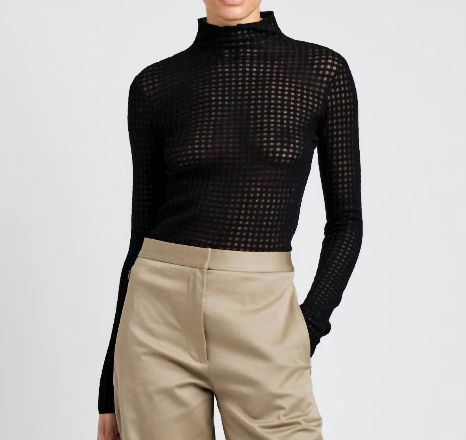 Proenza Schouler - Zella Semi-sheer Check Top