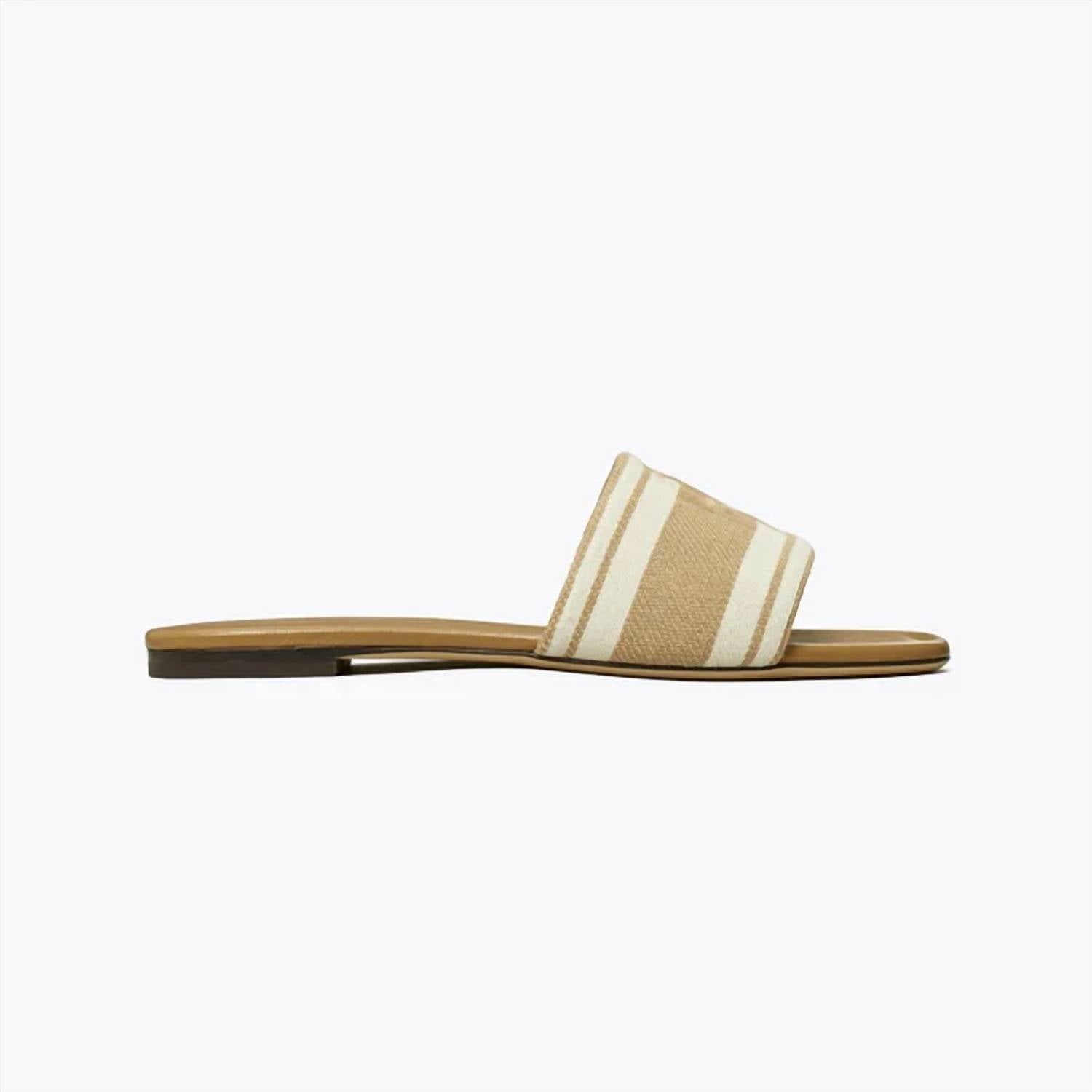 Tory Burch - Women's Double T Jacquard Slide