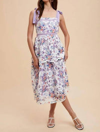 In-Loom - Crochet Lace Floral Maxi Dress