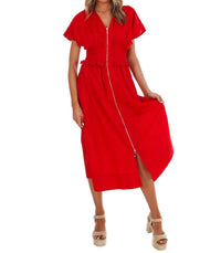 Entro - Women's Catch The Breeze Midi Dress