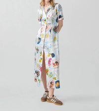 Lingua Franca - Lampi Button Dress