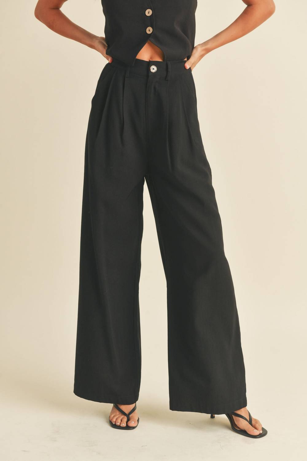 Miou Muse - Boss Girl High Waisted Trousers