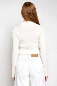 Frame - Shrunken Knit Polo Shirt