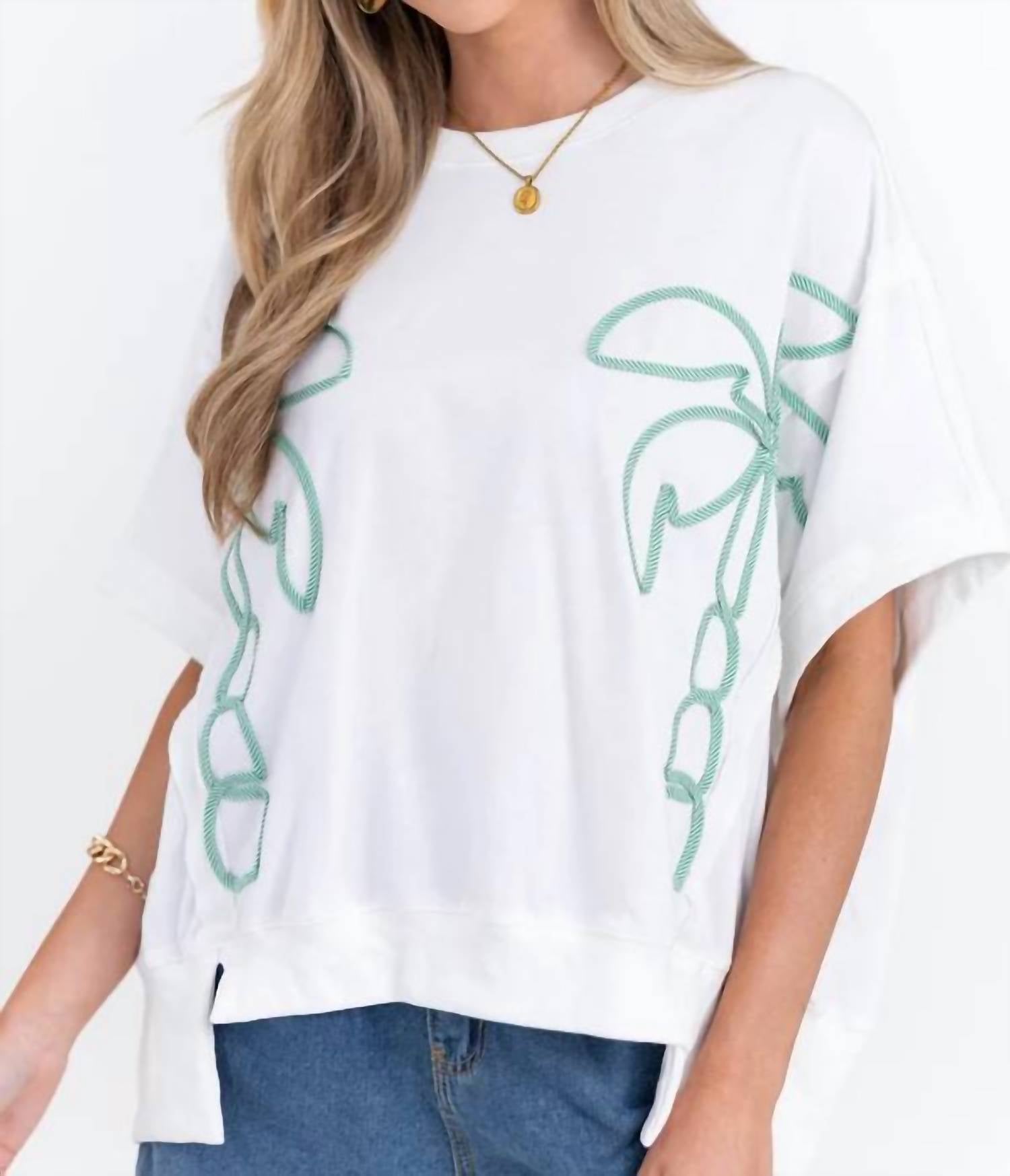 Peach Love - Kokomo Palm Tree Terry Top