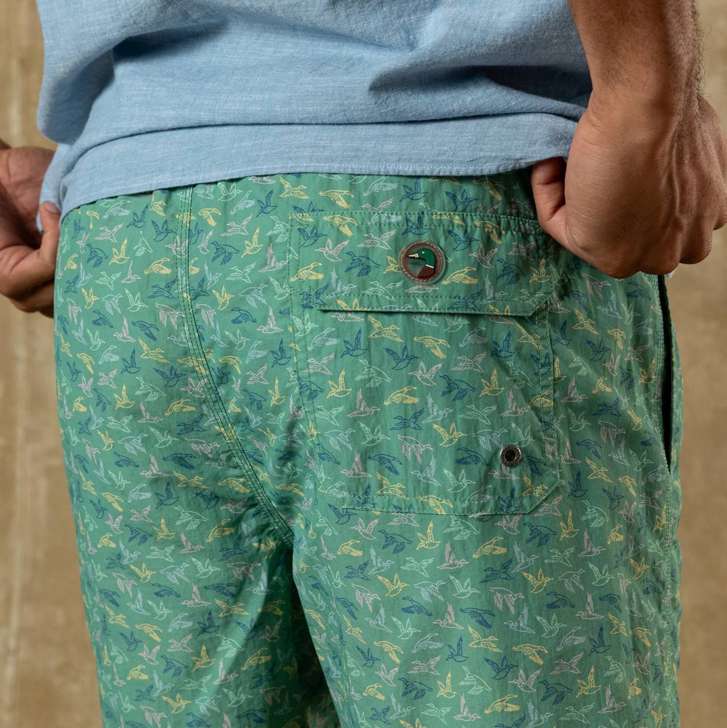 Duck Head - Men's Print Sailport Swim Shorts