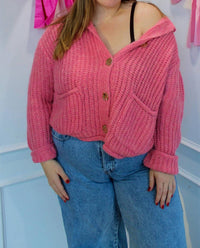 STACCATO Collins Cardigan in pink - women's cardigan