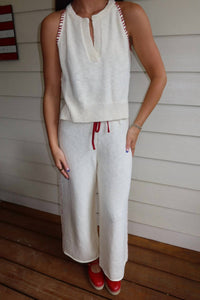 Miou Muse - Stitch Tank And Pants Set