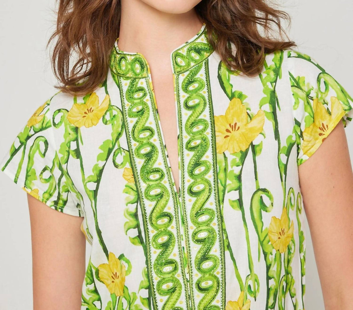 Bella Tu - Lana Cap Sleeve Caftan Dress