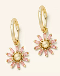 Kendra Scott - Women's Madison Daisy Drop Huggie Hoop Earrings