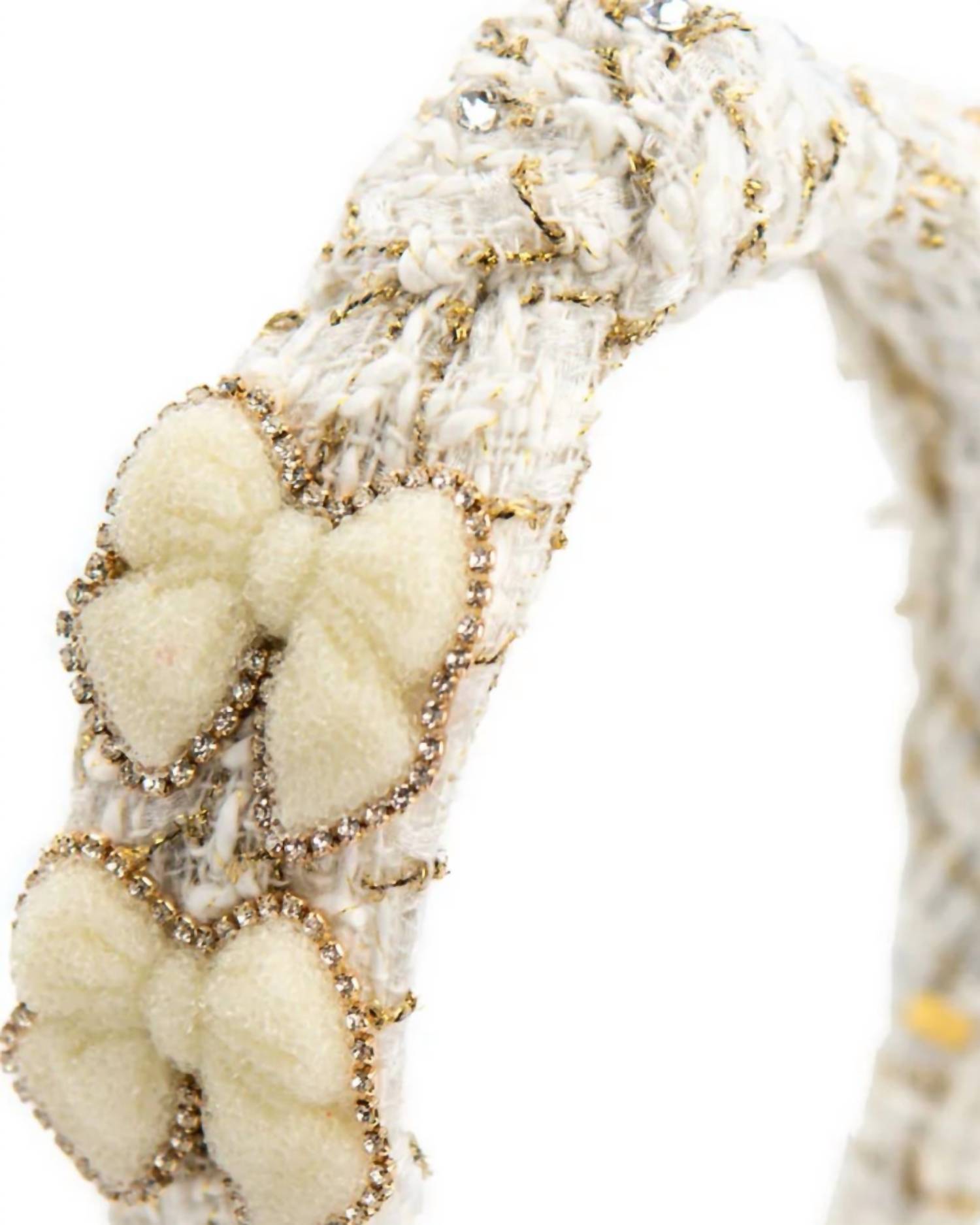 Bari Lynn - Girl's Knot Tweed Bow Headband