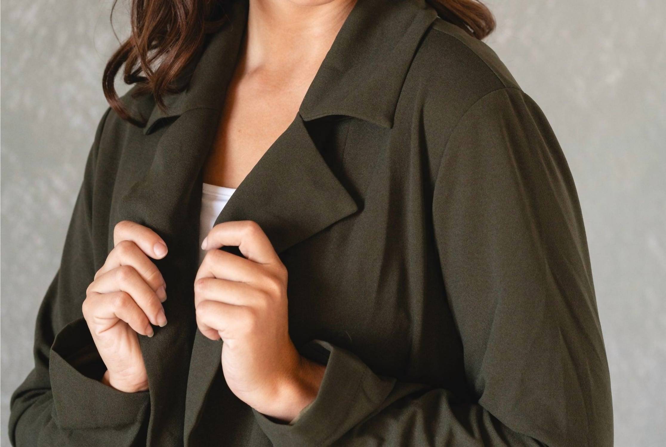 Aemi + Co - Emory Dark Green Trench Coat
