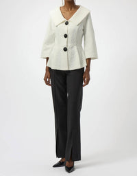 Joseph Ribkoff - Sequined Bouclé Peplum Jacket