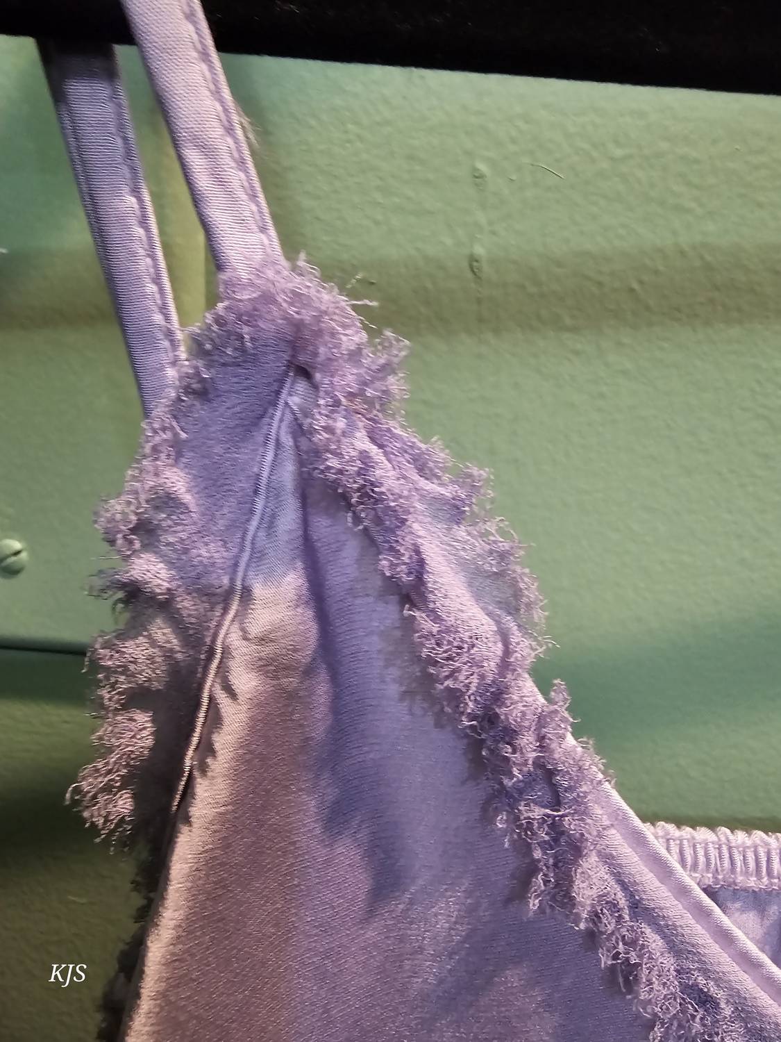 Made In Italy - Women's Silk Cami With Fringe