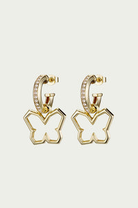 Y2K BUTTERFLY CHARM EARRINGS