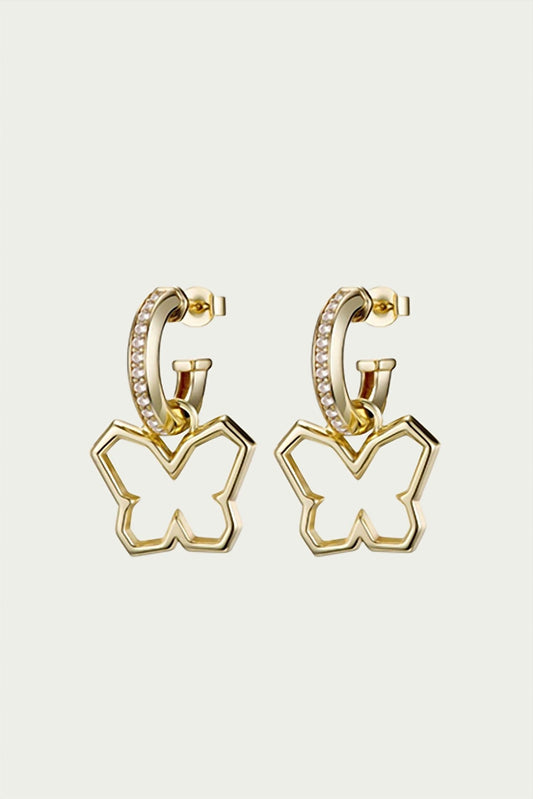 Y2K BUTTERFLY CHARM EARRINGS