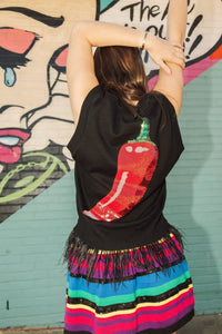 Queen Of Sparkles - Caliente! Feather Tank