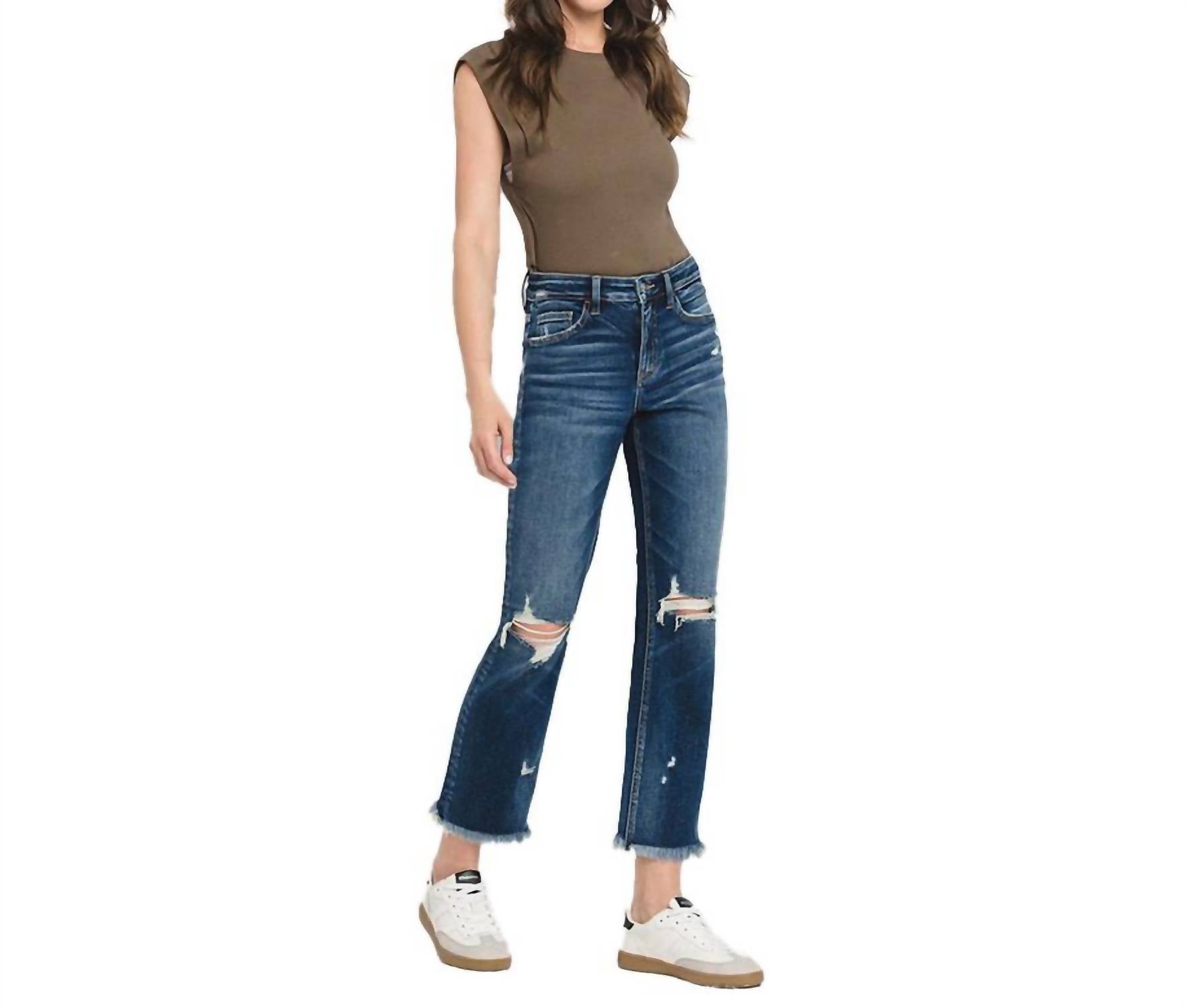 Flying Monkey - Ankle Straight Leg Jeans