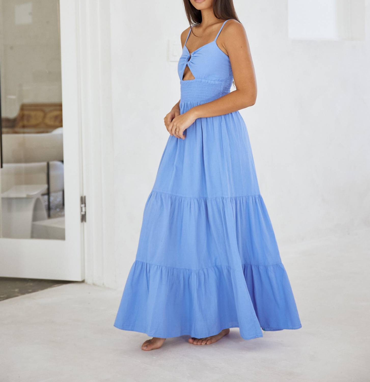 Blanco By Nature - Nayla Keyhole Maxi Dress