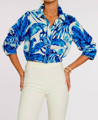 Elizabeth James The Label - Carter Button Front Top