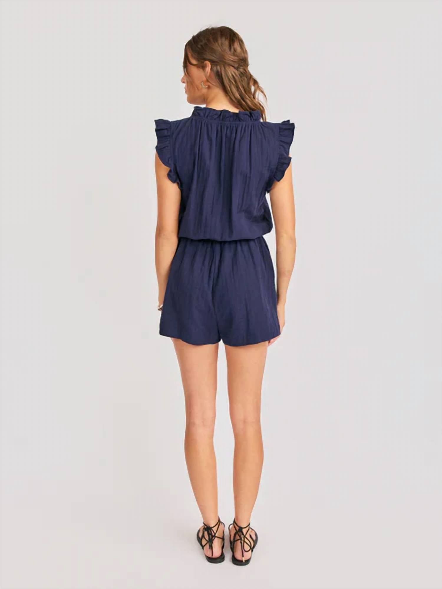 Sadie & Sage - Lilah Ruffle Romper