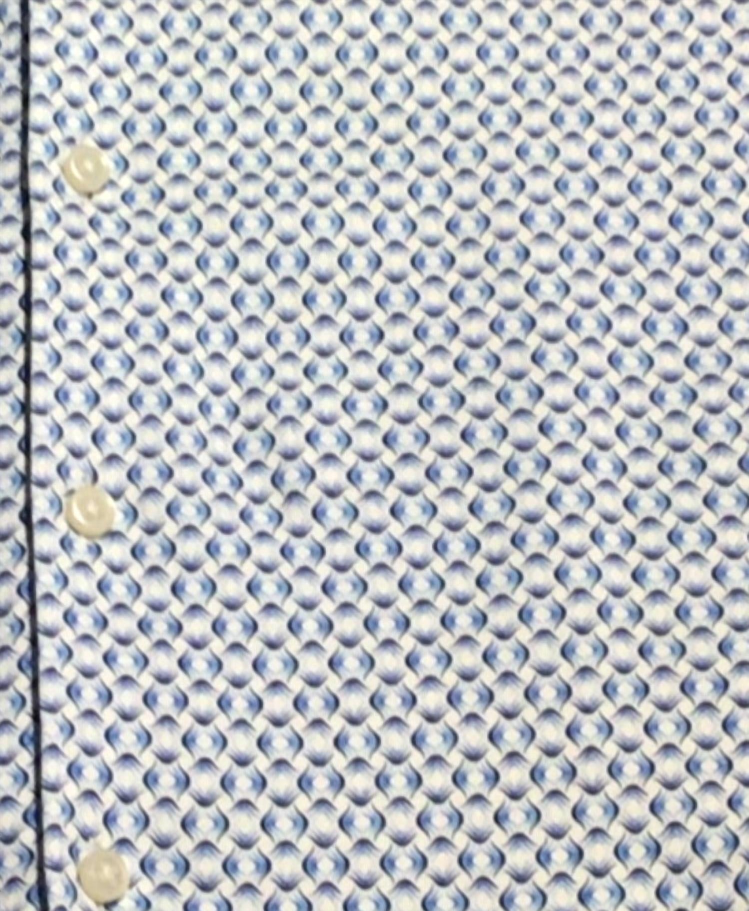 Desoto - Men's Short-sleeve Geometric Print Jersey Shirt