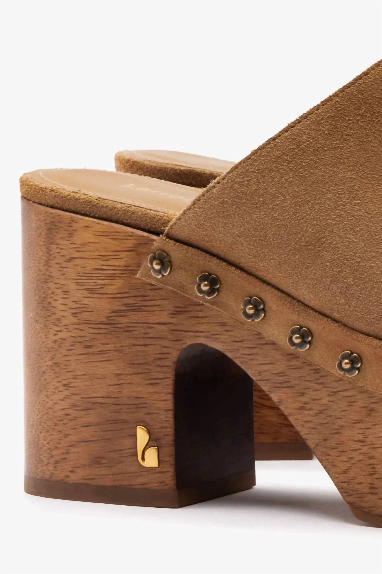 Larroude - Women's Miso Wooden Platform Clogs