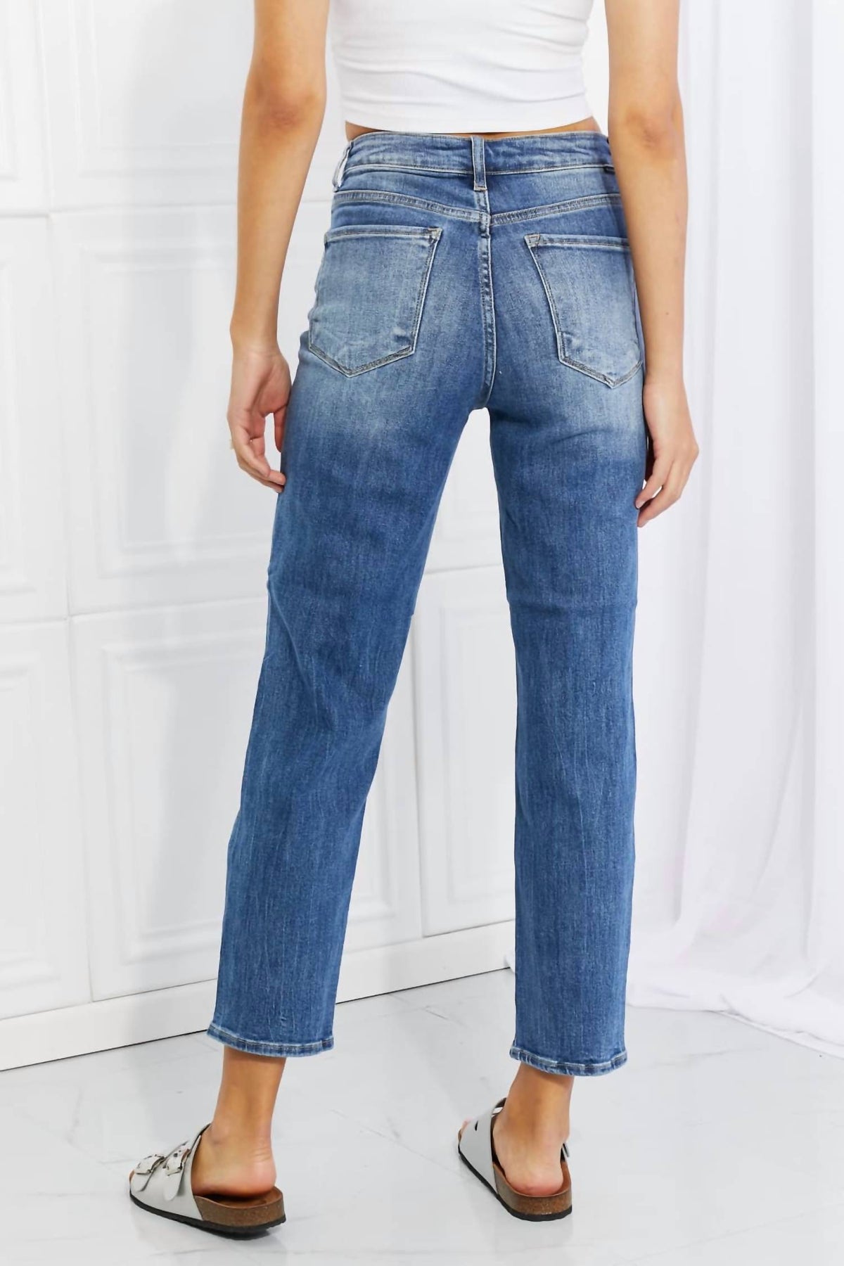 Risen - Emily High Rise Relaxed Jeans