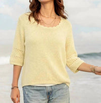 Wooden Ships - Calliope Half Sleeve Top