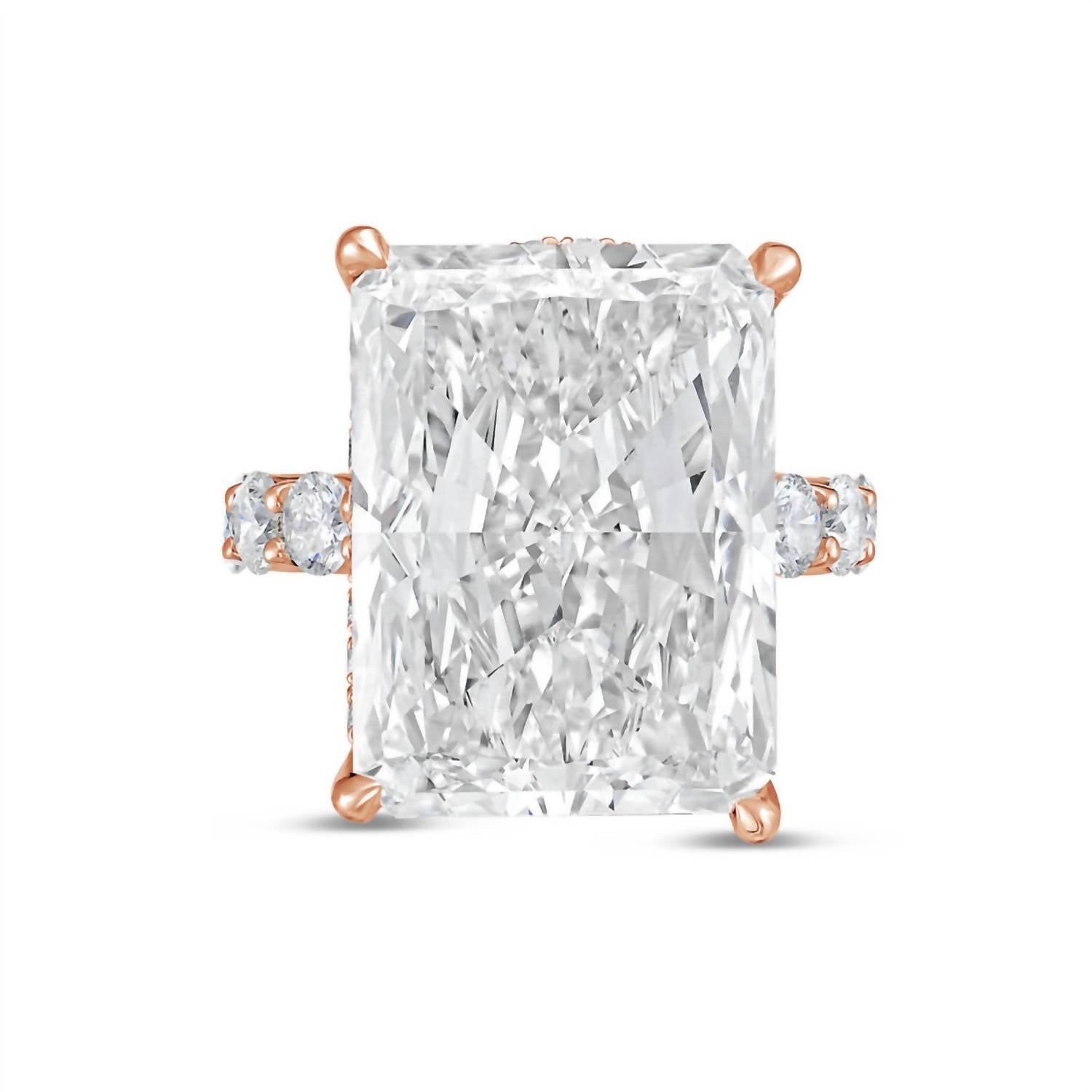Diana M Jewels - Women's Radiant & Round Lab-Grown Diamond Fashion Ring (6.00 Ct) - Elegant