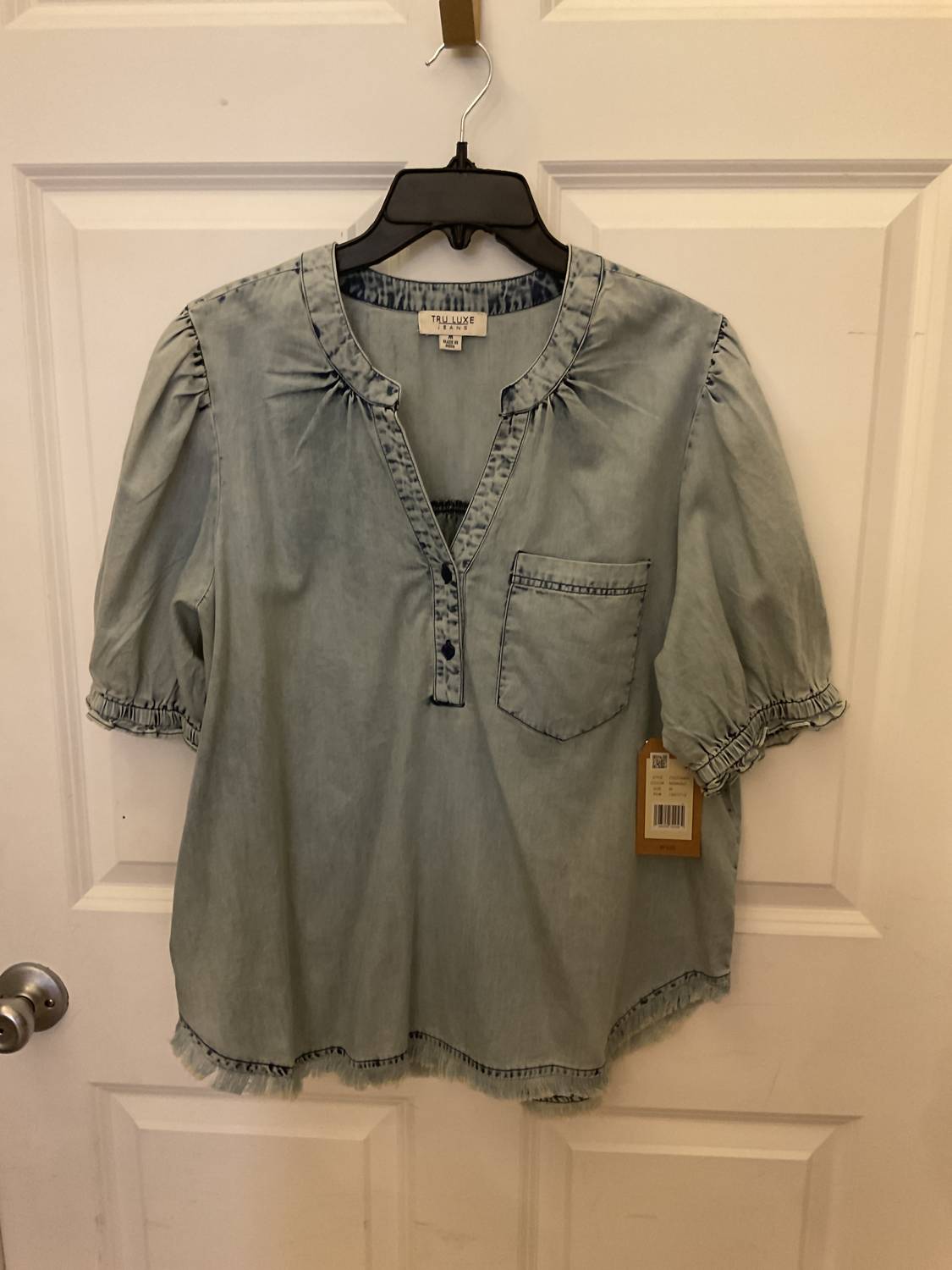 Tru Luxe - Women's Denim Top