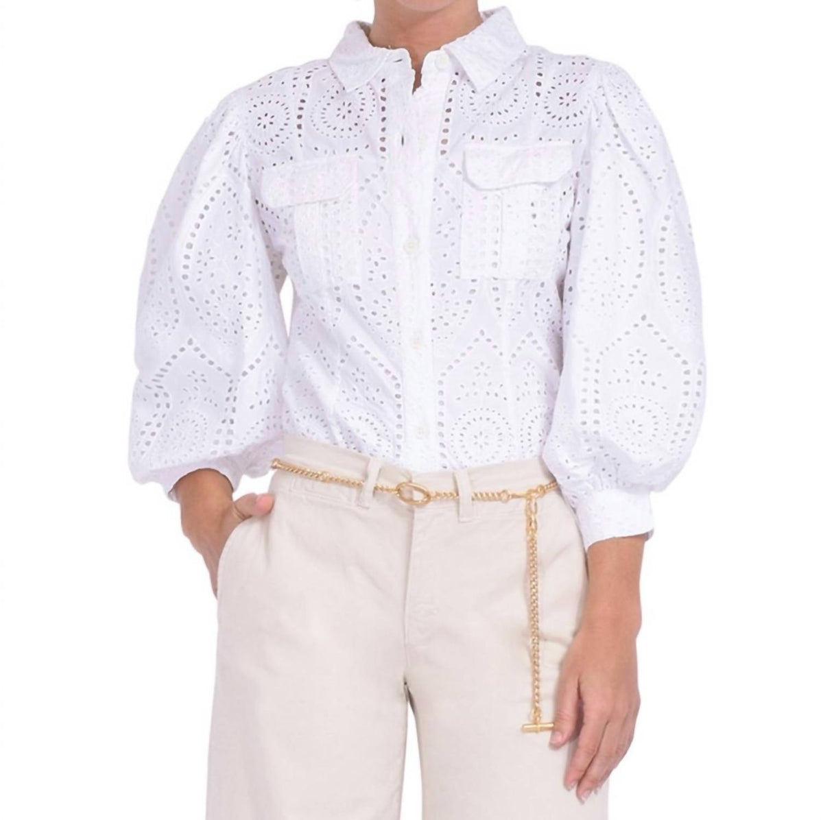 Love The Label - sula eyelet top