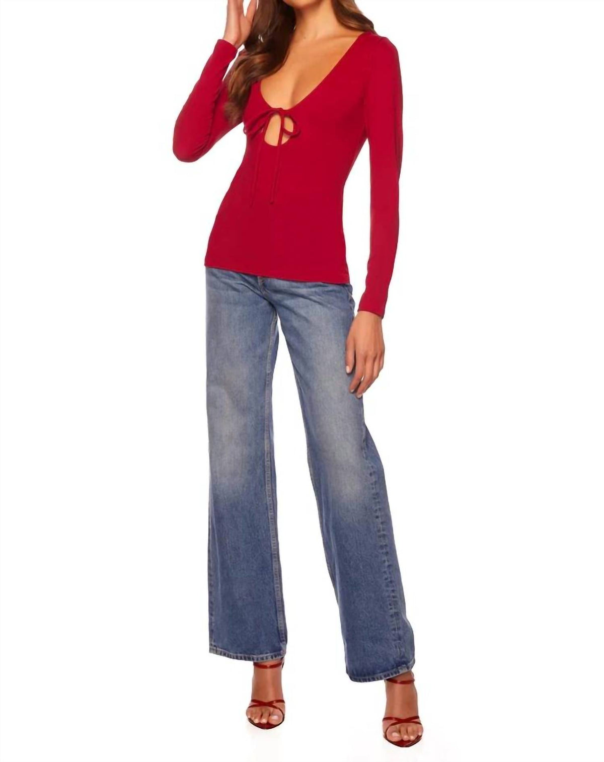 Susana Monaco - BERRY TIE TOP