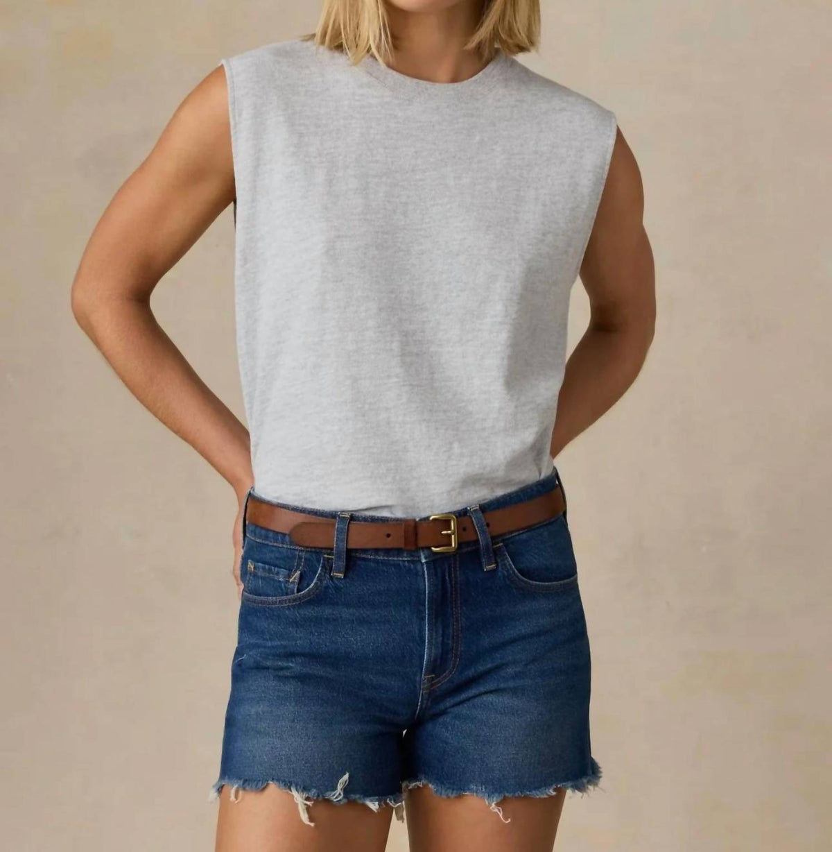 Faherty - Sunwashed Slub Muscle Tank Top