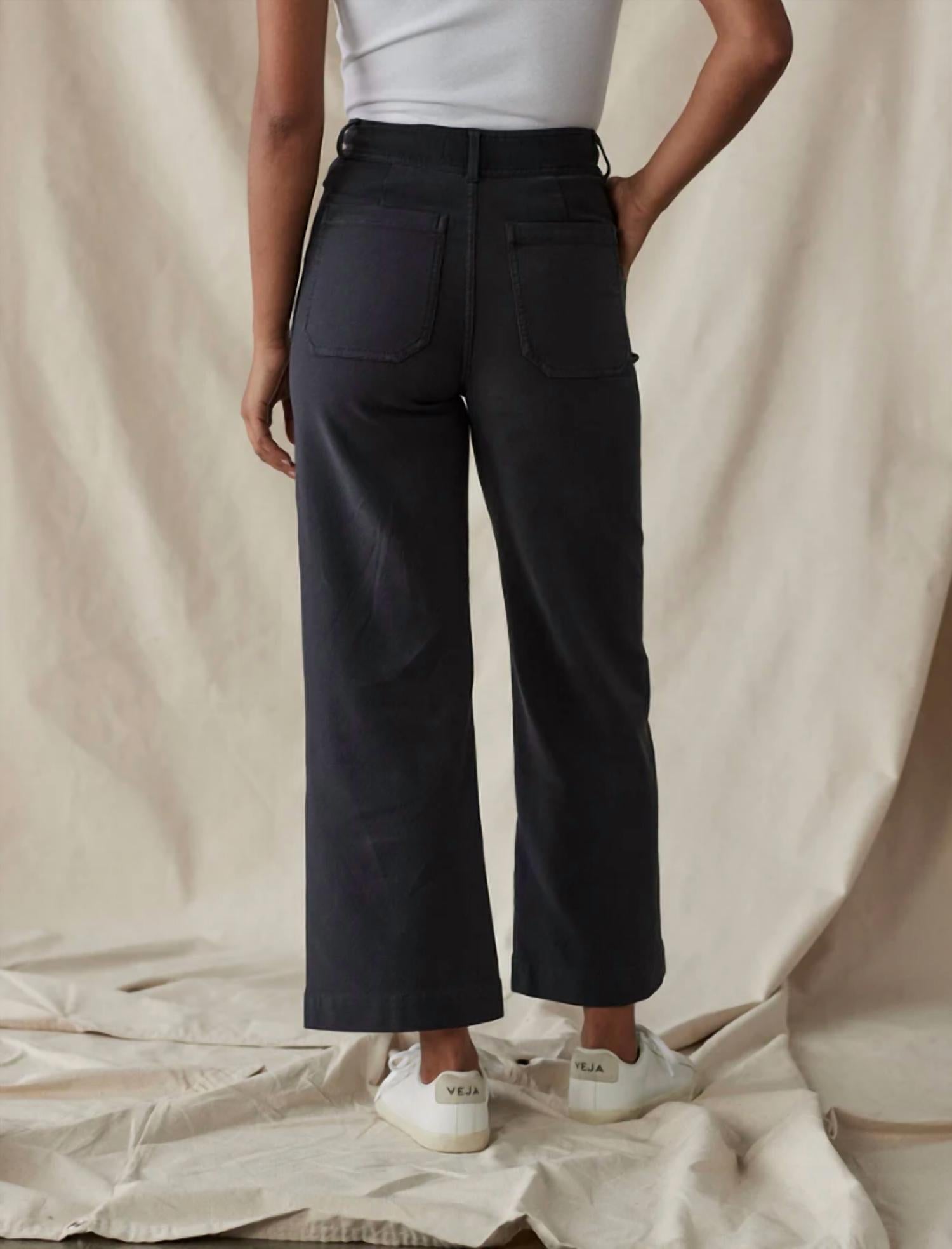 The Normal Brand - Comfort Terry Wide Leg Crop Pants
