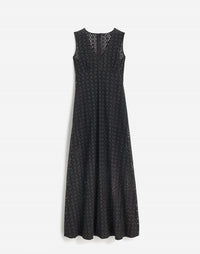 Madewell - Sleeveless Eyelet V-neck Maxi Dress