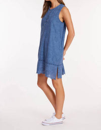 Mododoc - Lace Tank Shift Dress