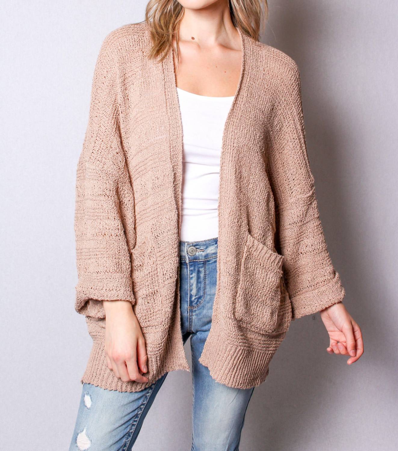 Good Stuff Apparel - Open Front Cardigan