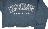 Prince Peter - Brooklyn Varsity Cropped Pullover Sweatshirt