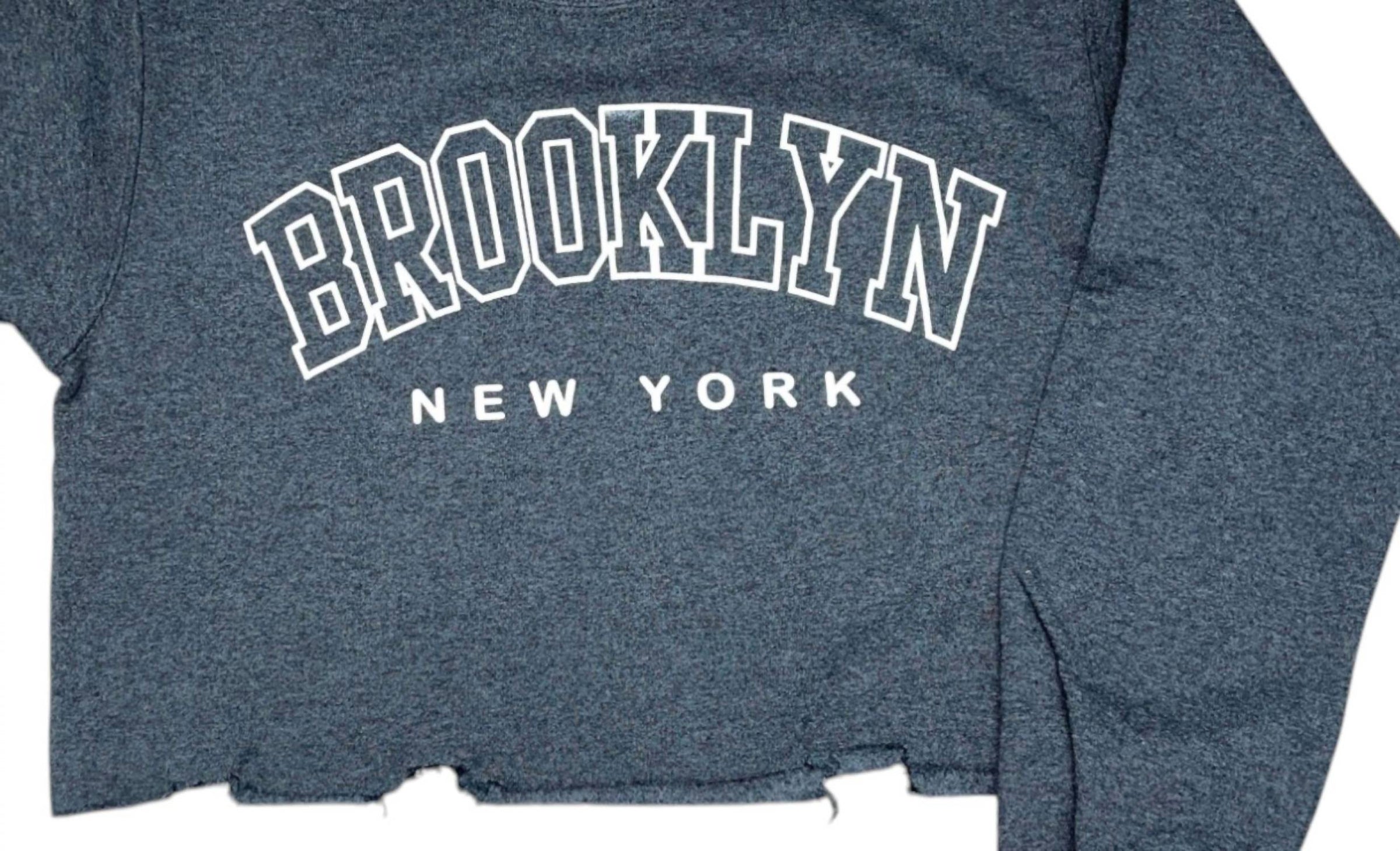 Prince Peter - Brooklyn Varsity Cropped Pullover Sweatshirt
