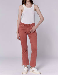 DEAR JOHN DENIM Jeanne Ankle Flare Jeans in terracotta - women's pants - view 4