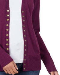 Zenana - Snap Full Sleeve Cardigan