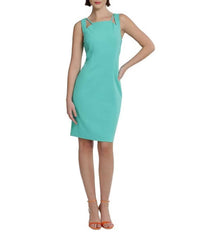 Stretch Sleeveless Cut-Out Sheath Dress