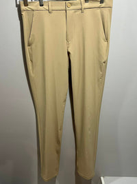 Mizzen + Main Performance Chino Pant in khaki - men's pants - alternate view