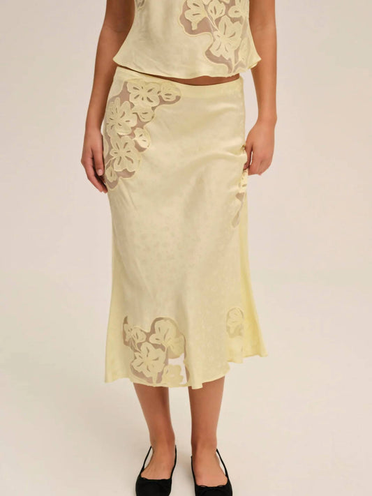 Lil Lemons By For Love And Lemons - Sunrise Midi Skirt