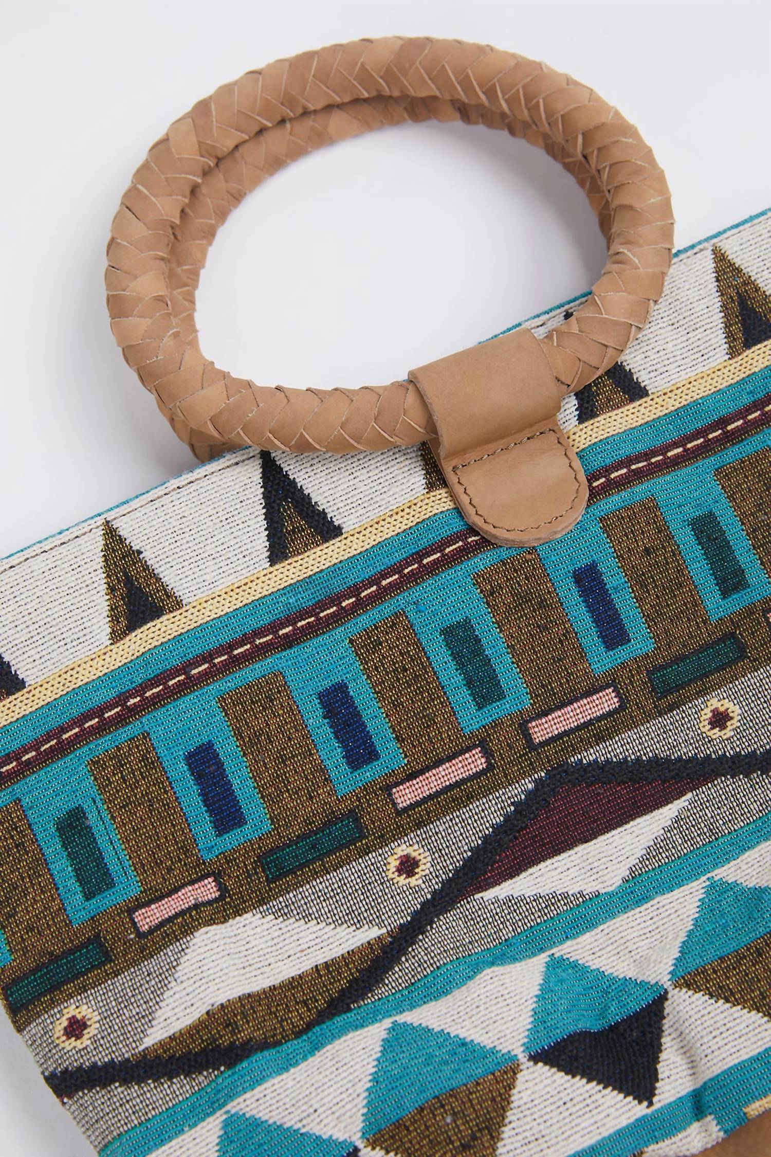 TULUM MINI HANDLOOM LEATHER TOTE