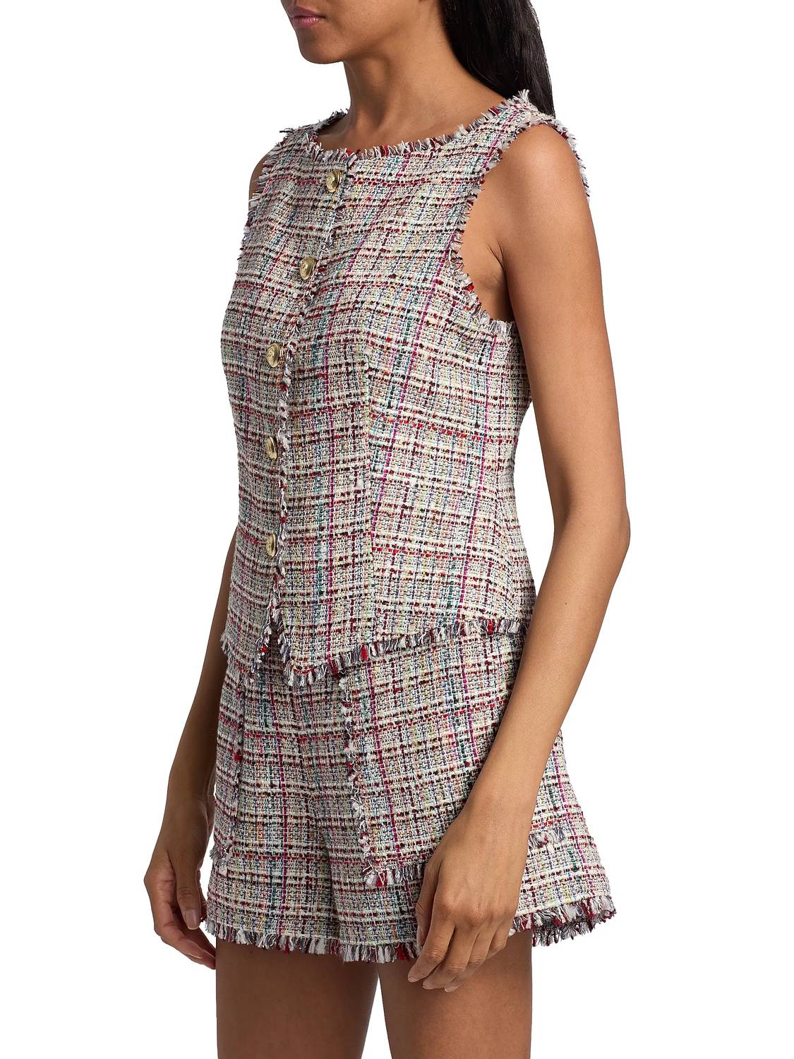 Cinq A Sept - Wildflower Tweed Camen Vest