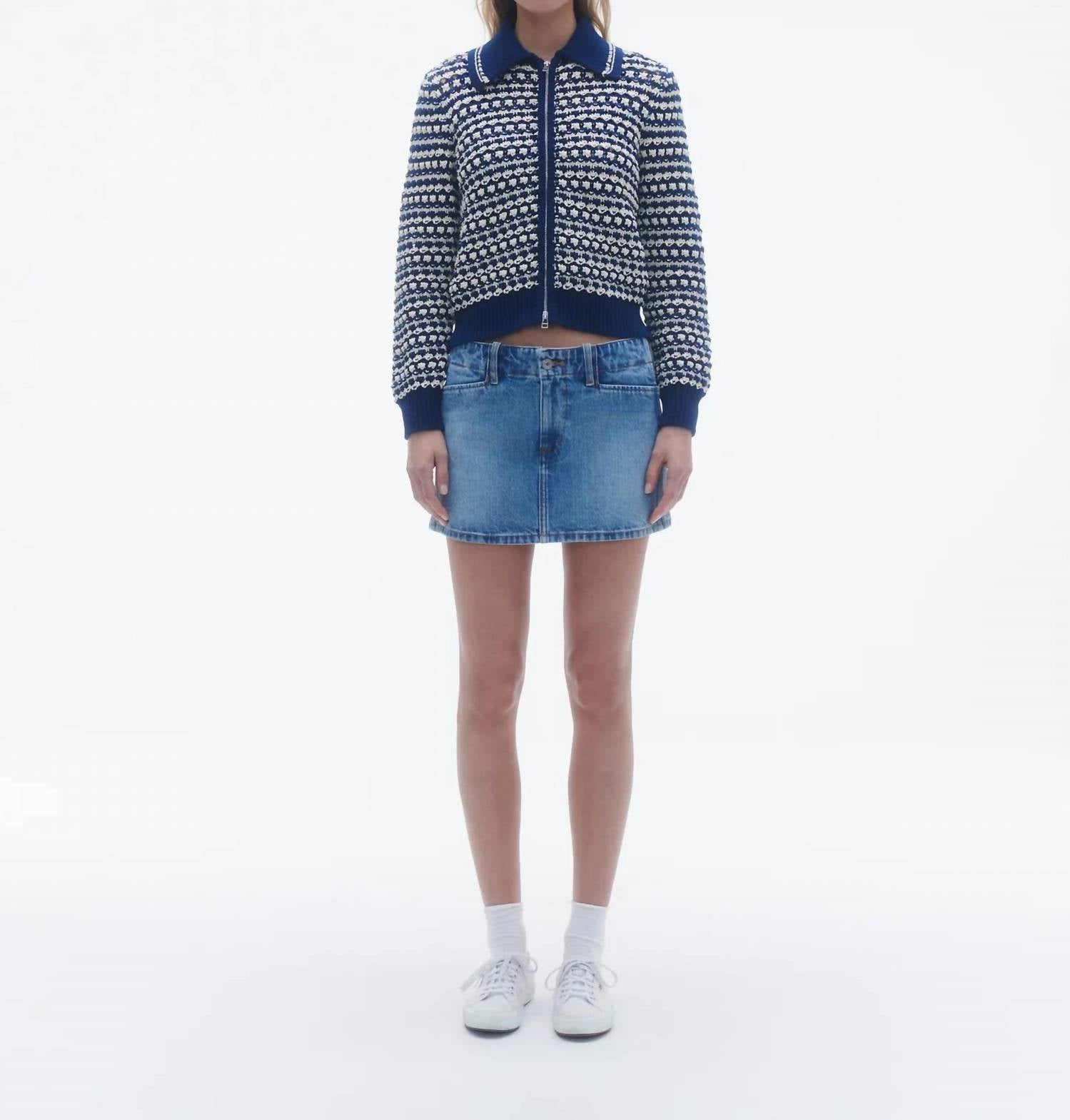 Guest In Residence Women's Kirby Jacket in residence women s kirby jacket in midnight combo - women's jacket