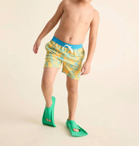 Chubbies - Boys Floral Explorers Classic Swim Trunk - Shorter